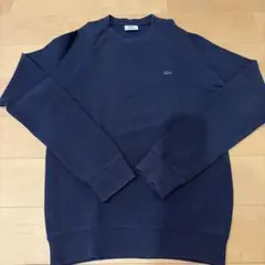 LACOSTE/ネイビー/薄手ニット/サイズ3/M程度