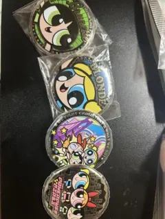 パワーパフガールズ 缶バッジ 4点セット