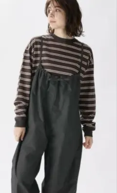 niko and... ギャザーミリタリーサロペット2