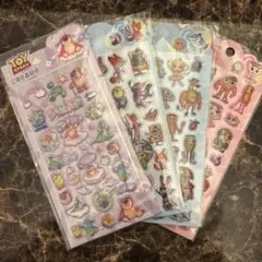 【一部公式】トイ・ストーリー 立体シール 4枚セット