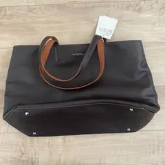 GREEN LABEL RELAXING レザートートバッグ ダークブラウンのサムネイル