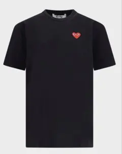 PLAY COMME des GARÇONS ハートロゴ Tシャツ 黒 M