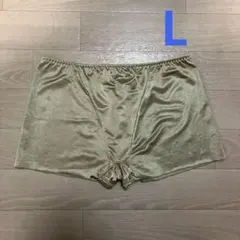 ペチパンツ　ボクサータイプ　ベージュ　Lサイズ