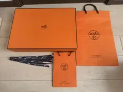 HERMES エルメス 空箱 巾着袋 2枚付き - メルカリ