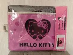 【miil様】②ハローキティ　黒ピンク　キティ　フタ付き収納ボックス