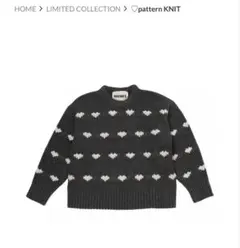 NKNIT pattern KNIT 黒/白 予約商品】♡pattern KNIT – NKNIT