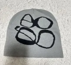 ニット帽 グレー