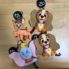 ディズニー　キーホルダー　4点セット