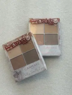 新品未使用2個セット CANMAKE Silky Souffle Eyes 03