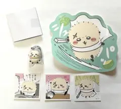 未開封 ちいかわ マスコットつきビスケット ラッコ おまけシール ステッカー付き