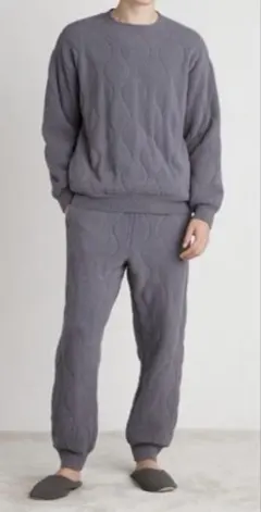 GELATO PIQUE HOMME キルティングパウダープルオーバーLパンツM