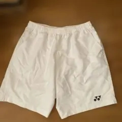 YONEX ハーフパンツ　メンズL ホワイト