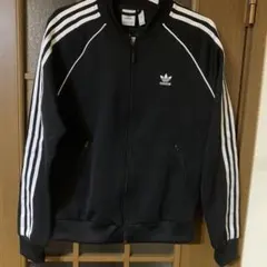 adidas アディダス トラックトップ　ジャージ Mトラックジャケット黒