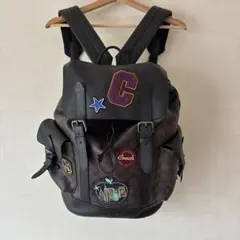 COACH リュック バックパック ワッペン付き