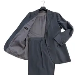 美品 赤タグ XL】ヒューゴボス スーツ チャコールグレー 大谷翔平