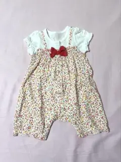 花柄 ロンパース
