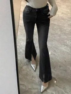 SHEIN フレアデニムパンツ