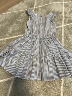 Polo Ralph Lauren ストライプノースリーブワンピース