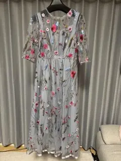 ローズバッド✳︎オリエンタルフラワープリントワンピース✳︎川口春奈