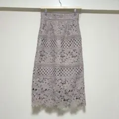 PROPOTION BODY DRESSING 切替レースタイトスカートのサムネイル