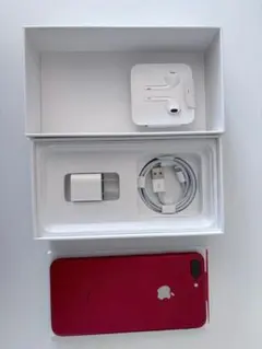 iPhone 7 Plus レッド 128GB + バッテリー「新品」