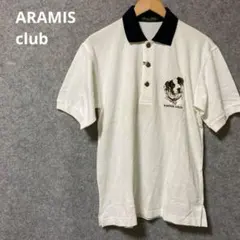 ARAMIS club ポロシャツ ホワイト 犬 刺繍のサムネイル