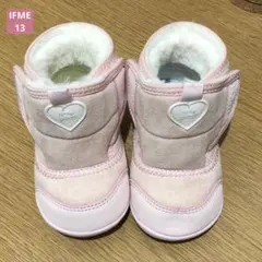 IFME ベビーブーツ 13cm ベビーピンク