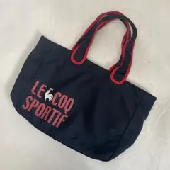 LE COQ SPORTIF トートバッグ ネイビーレッド　ルコックスポルティフ