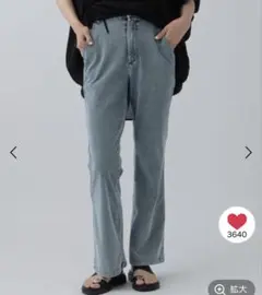 LEPSIM☆よく伸びクールデニムパンツ今期Lsizeのサムネイル