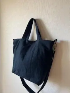 ハンドメイド　ポケットいっぱい　ショルダーバッグ