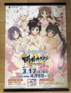 【非売品】 閃乱カグラ ESTIVAL VERSUS B2 サイズ ポスター