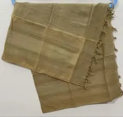 明日香縫製　シュマーグ・アフガンストール（キャメル）105cm✖️105cm