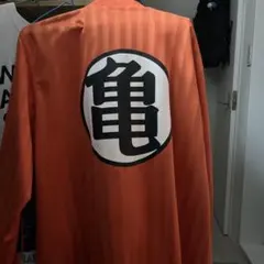 ドラゴンボール風、亀マーク ジップアップジャケット