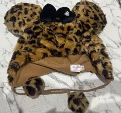 ヒョウ柄　ディズニー　キャップ