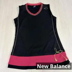 New Balance ノースリーブ タンクトップ ブラック ピンクのサムネイル