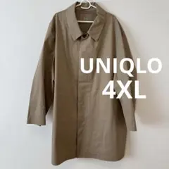 【UNIQLO】ブロックテックステンカラーコート トレンチコート4XL