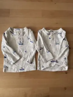 H&M ADORABLES 長袖カットソー 2枚セット 60-70のサムネイル