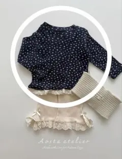 ♦︎新品♦︎aosta Leté Blouse【ネイビーXL】