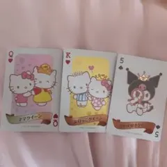 サンリオ　キティ　クロミ　キラカード　3枚