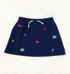 ラルフローレン❣️ ミニスカート Sサイズ カラフル ポロ馬 刺繍のサムネイル