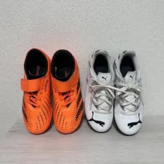 adidas puma サッカートレーニングシューズ 2足セット