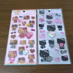 ハローキティ キラキララインストーンシール ２枚セット