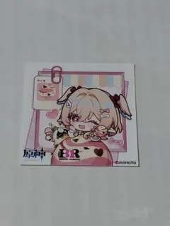 【新品未使用品！】原神　サーティワンコラボ　リンネア　ミニキャラ　ステッカー