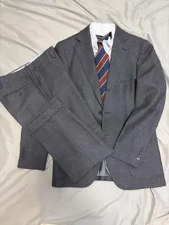 【美品】アーバンリサーチドアーズ グレー チェック柄 フラノ セットアップ