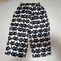 マタノアツコ ルームパンツ 9分丈 L MEME 黒猫 ベージュのサムネイル