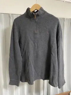 ハーフジップニット