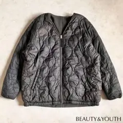 BEAUTY&YOUTH＊キルティングリバーシブルブルゾン 2WAY