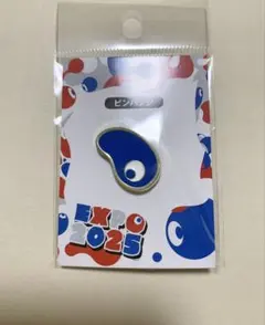 コミャク ピンバッジ 赤青 左右 ミャクミャク 関西万博 EXPO2025