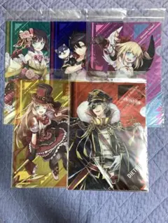 黒猫のウィズ　白猫プロジェクト　イベント限定　クリアファイル　5種のサムネイル
