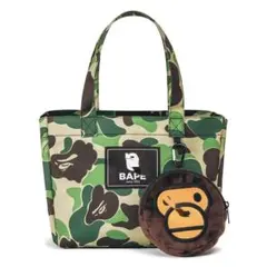 A BATHING APE BAPE カモフラ トートバッグ 2点セットのサムネイル